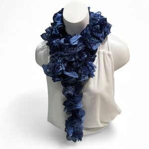 ✨ Handmade Ruffle Lace Scarf — 56"‎ — Soft, Lightweight & Flouncy